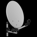 Antena satelit TIR ,camping ,40 cm ,cu 3 ventuze